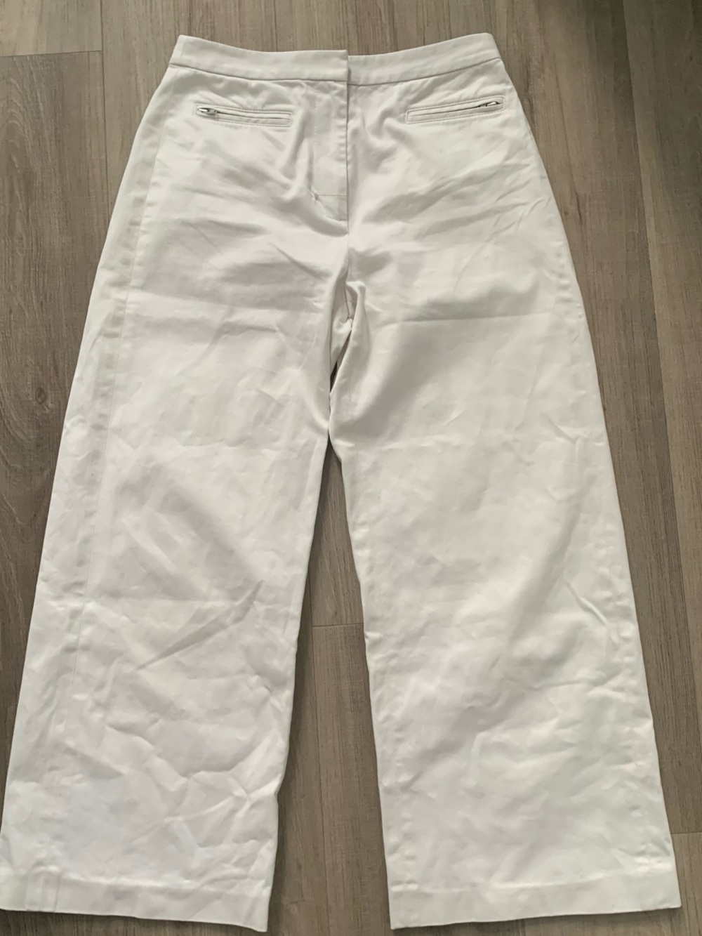 White Wide Leg Alexander Wang Pants